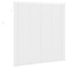 vidaXL Store V&eacute;nitien R&eacute;glable Blanc 150 x 160 cm PVC