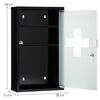 FIRST AID ONLY Armoire d'urgence 30x12x50 cm Noir