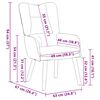 vidaXL fauteuil Gris clair 63 x 67 x 94 cm Velours