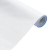 vidaXL Autocollants auto-adh&eacute;sifs pour meuble blanc mat 90x500 cm PVC