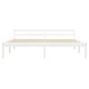 vidaXL Cadre de lit sans matelas blanc bois massif de pin 180x200 cm