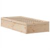 vidaXL Cadre de lit sans matelas 100x200 cm bois massif de pin