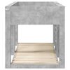 vidaXL Lit Superpos&eacute; pour Enfants Gris b&eacute;ton 75 x 190 cm