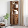 vidaXL Armoires Hautes 2 pcs Bois Ancien 60 x 36 x 300 cm