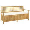 vidaXL Banc de rangement avec coussin avec stockage 170 x 63 x 84 cm