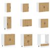 vidaXL Ensemble d'armoires de cuisine 14 pcs Lucca bois d'ing&eacute;nierie