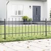 vidaXL Cl&ocirc;ture de jardin 7 pcs Gris 11,9 x 0,6 m