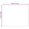 vidaXL Tapis en Fourrure Synth&eacute;tique de Lapin Olite Rose 200 x 280 cm