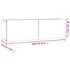 vidaXL Ensemble de meubles TV 2 pcs Ch&ecirc;ne marron Bois d'ing&eacute;nierie