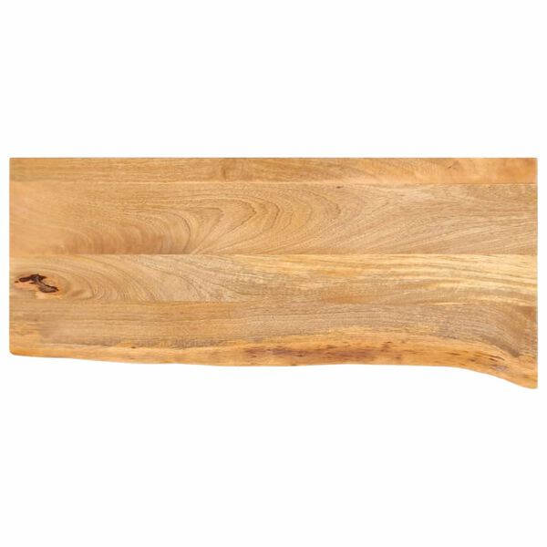 vidaXL Dessus de table à bord vivant 70x40x2,5 cm bois massif manguier