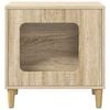 vidaXL Maison pour chat Sonoma 51 x 30 x 52 cm Bois d'ing&eacute;nierie