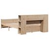 vidaXL Lit biblioth&egrave;que sans matelas 120x190 cm bois de pin massif