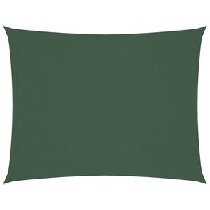 vidaXL Voile de parasol tissu oxford rectangulaire 2x3 m vert fonc&eacute;