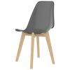vidaXL Ensemble de salle &agrave; manger 7 pcs Gris