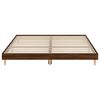vidaXL Cadre de lit sans matelas ch&ecirc;ne marron 120x200 cm