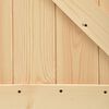 vidaXL Porte NARVIK 70x210 cm bois massif de pin