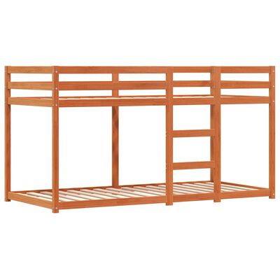 vidaXL Lit superposé sans matelas 75x190 cm bois de pin massif