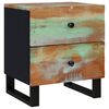 vidaXL Tables de chevet 2 pcs 40x33x46 cm Bois massif de r&eacute;cup&eacute;ration