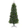 vidaXL Sapin de No&euml;l avec 300 LED avec support Vert 240 cm PE