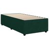 vidaXL Sommier &agrave; lattes de lit avec matelas Vert fonc&eacute; 90x190 cm