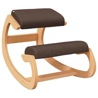 vidaXL Chaise assis-genoux marron 55x84x55 cm contreplaqué de bouleau