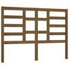 vidaXL T&ecirc;te de lit Marron miel 156x4x104 cm Bois massif de pin