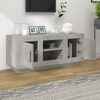 vidaXL Meuble TV gris b&eacute;ton 102x35x45 cm bois d'ing&eacute;nierie