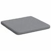 vidaXL Coussins de si&egrave;ge 4 pcs Gris clair 40 x 40 x 3 cm tissu