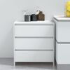 vidaXL Buffet Blanc 70x41x75 cm Bois d'ing&eacute;nierie