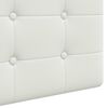 vidaXL T&ecirc;te de lit suspendue Blanc 100 x 55 x 5 cm Simili cuir