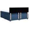 vidaXL Sommier &agrave; lattes de lit avec matelas Bleu 180x200 cm Tissu
