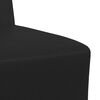 vidaXL Unit&eacute; de Sofa Modulaire Sans Accoudoirs 2 pcs Noir