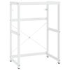 vidaXL Cadre de lavabo de salle de bain Blanc 59x38x83 cm Fer