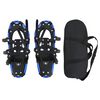 vidaXL Raquettes 3 en 1 Bleu et Noir 53,5 x 21 cm Aluminium et HDPE