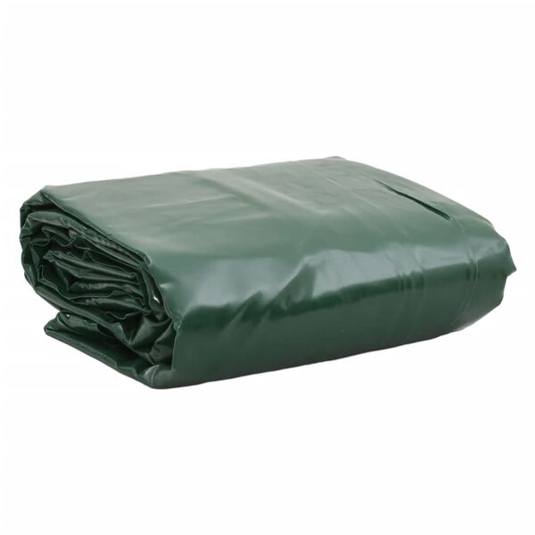 vidaXL B&acirc;che vert 3,5x5 m 650 g/m&sup2;