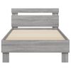 vidaXL Cadre de lit sans matelas avec t&ecirc;te de lit 75x190 cm