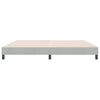 vidaXL Sommier &agrave; lattes de lit sans matelas gris clair 180x220 cm