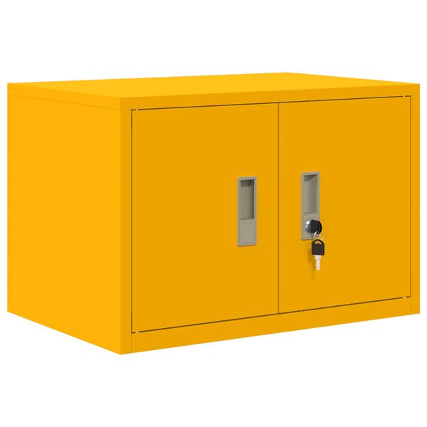 vidaXL Armoire de rangement Jaune moutarde 60 x 40 x 40 cm