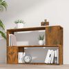 vidaXL Biblioth&egrave;que Ch&ecirc;ne fum&eacute; 100x24x63 cm Bois d'ing&eacute;nierie