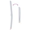 vidaXL Rampe de moto 680 kg 2 pcs Argent&eacute; 205 x 28 x 5 cm Aluminium