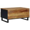 vidaXL Table basse 80x54x40 cm Bois de manguier solide et d'ing&eacute;nierie