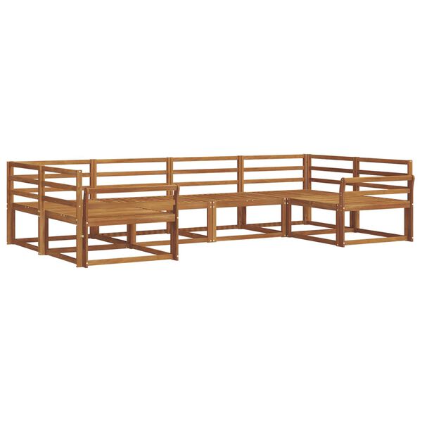 vidaXL Ensemble de canap&eacute;s d'ext&eacute;rieur 6 pcs Naturel