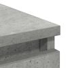 vidaXL Buffet gris b&eacute;ton 80x35x76 cm bois d'ing&eacute;nierie