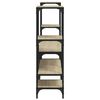vidaXL Meuble TV ch&ecirc;ne sonoma 206,5x28,5x95 cm bois d'ing&eacute;nierie