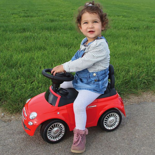 JAMARA Voiture &agrave; pousser Fiat 500 Rouge