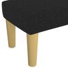 vidaXL Banc Noir 100x30x30 cm Tissu