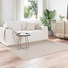 vidaXL Tapis de surface Carr&eacute; Cr&egrave;me 200 x 200 cm