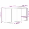 vidaXL Buffet ch&ecirc;ne artisanal 120 x 41 x 75 cm Bois d'ing&eacute;nierie