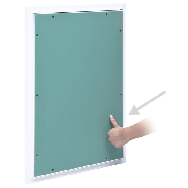 vidaXL Panneau d'acc&egrave;s Cadre en aluminium plaque de pl&acirc;tre 300x600 mm