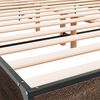 vidaXL Cadre de lit sans matelas ch&ecirc;ne marron 120x190 cm